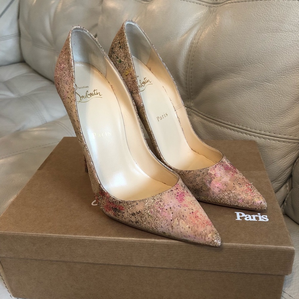 Christian Louboutin Cork Blooming So Kate 120 - Picture 6 of 8